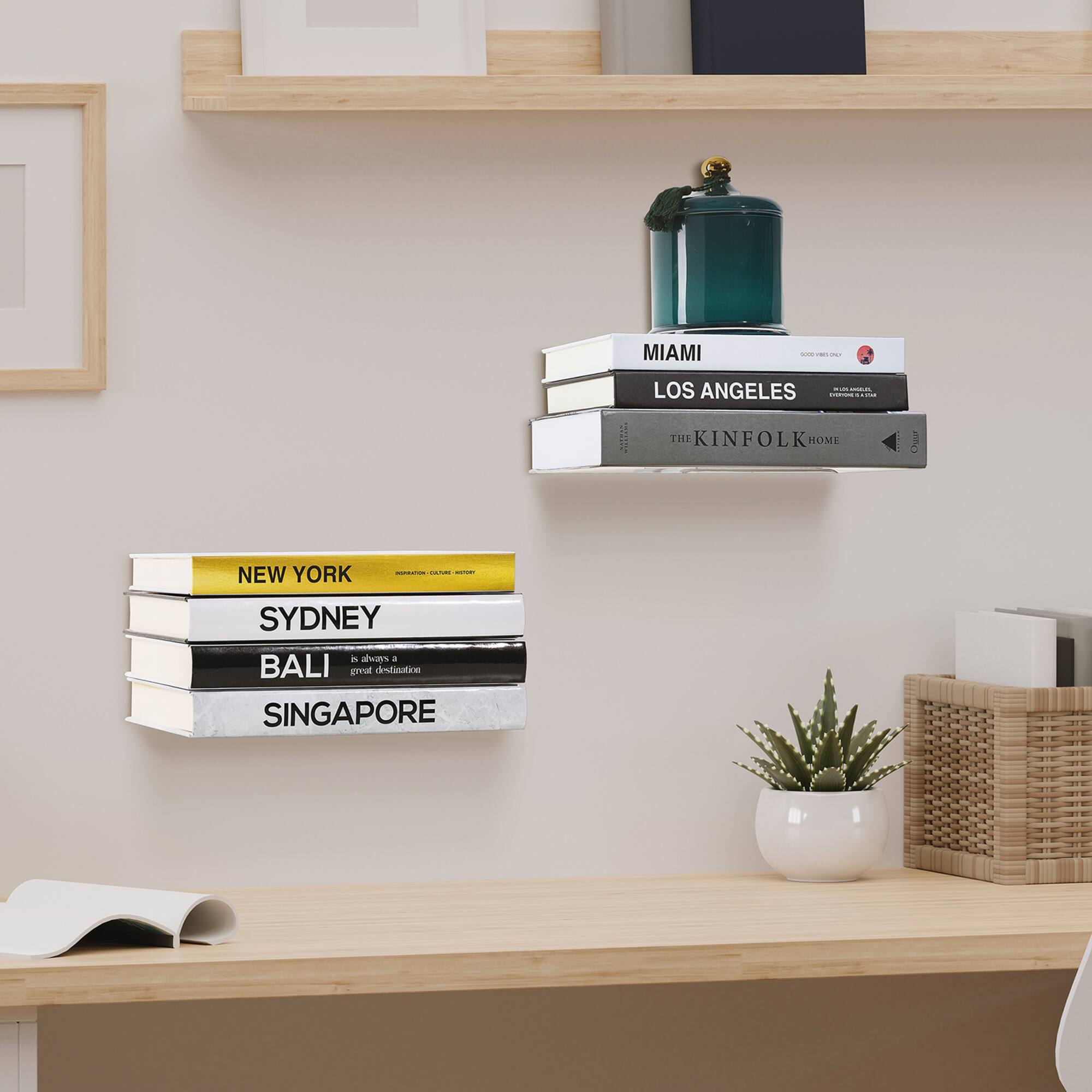 Sorbus Floating Bookshelves